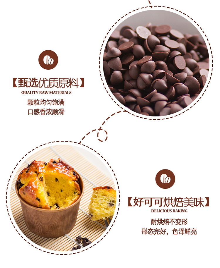 妙緣耐烘焙巧克力豆