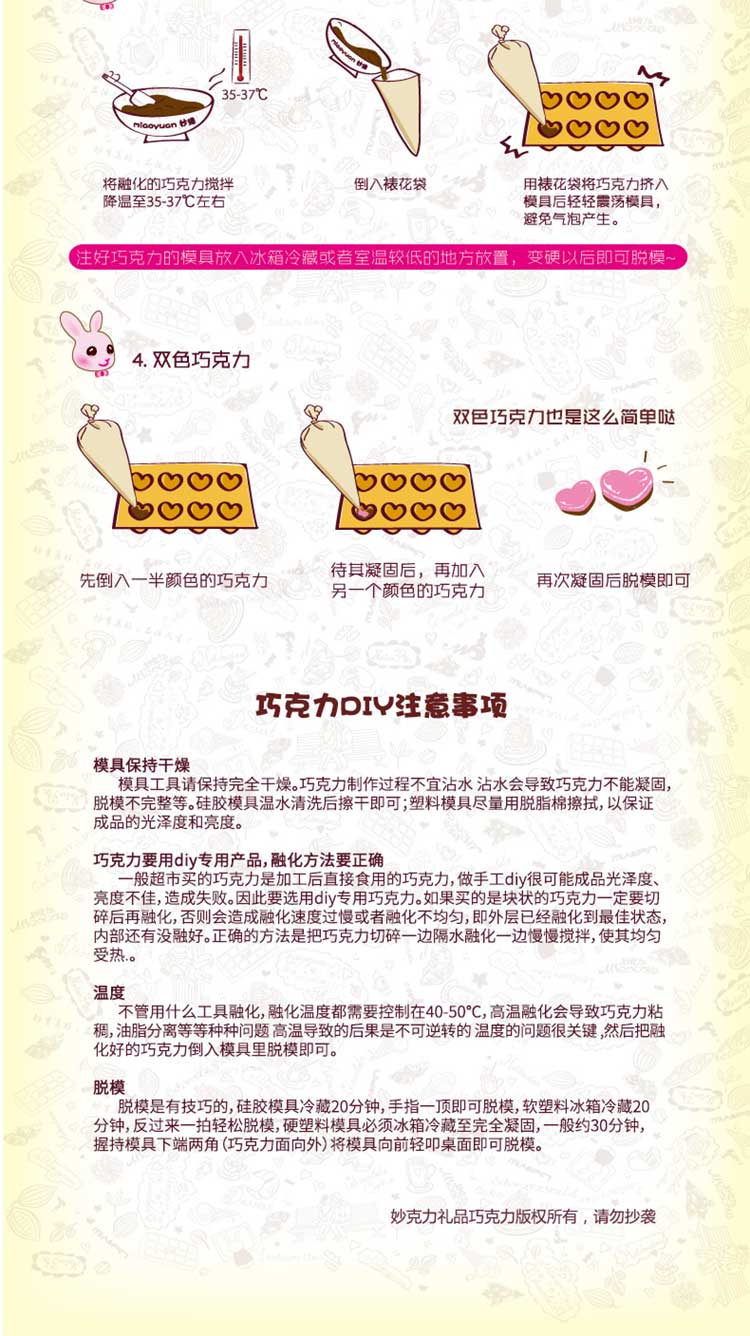 巧克力DIY操作過程